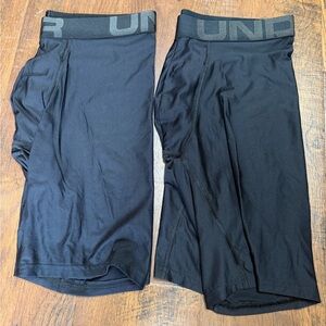 Two Under Armour 9” boxerjocks. Size medium.